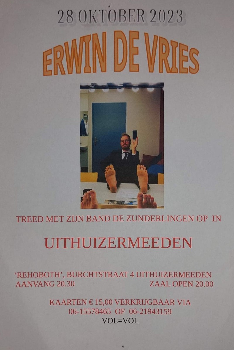 Erwin de Vries flyer