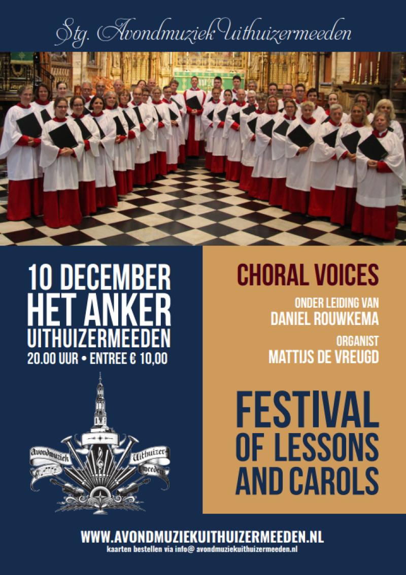 Flyer Festival of Lessons and carols