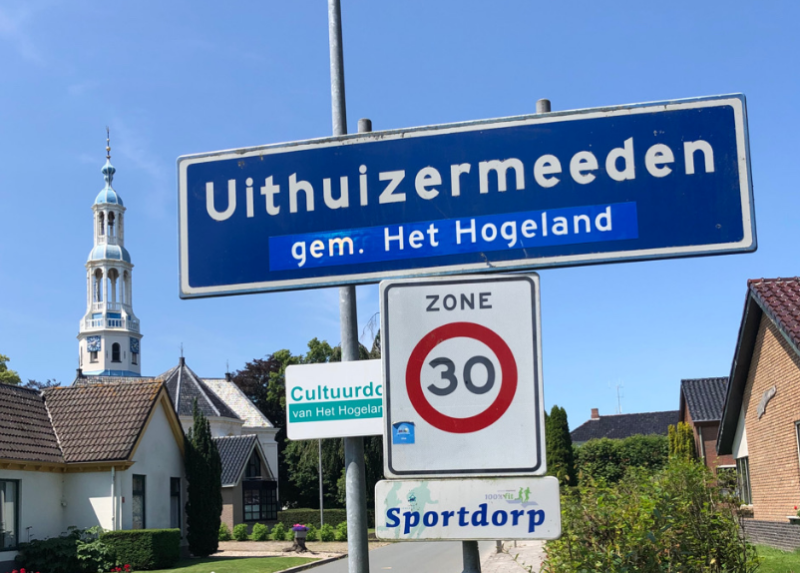 Plaatsnaambord Meij