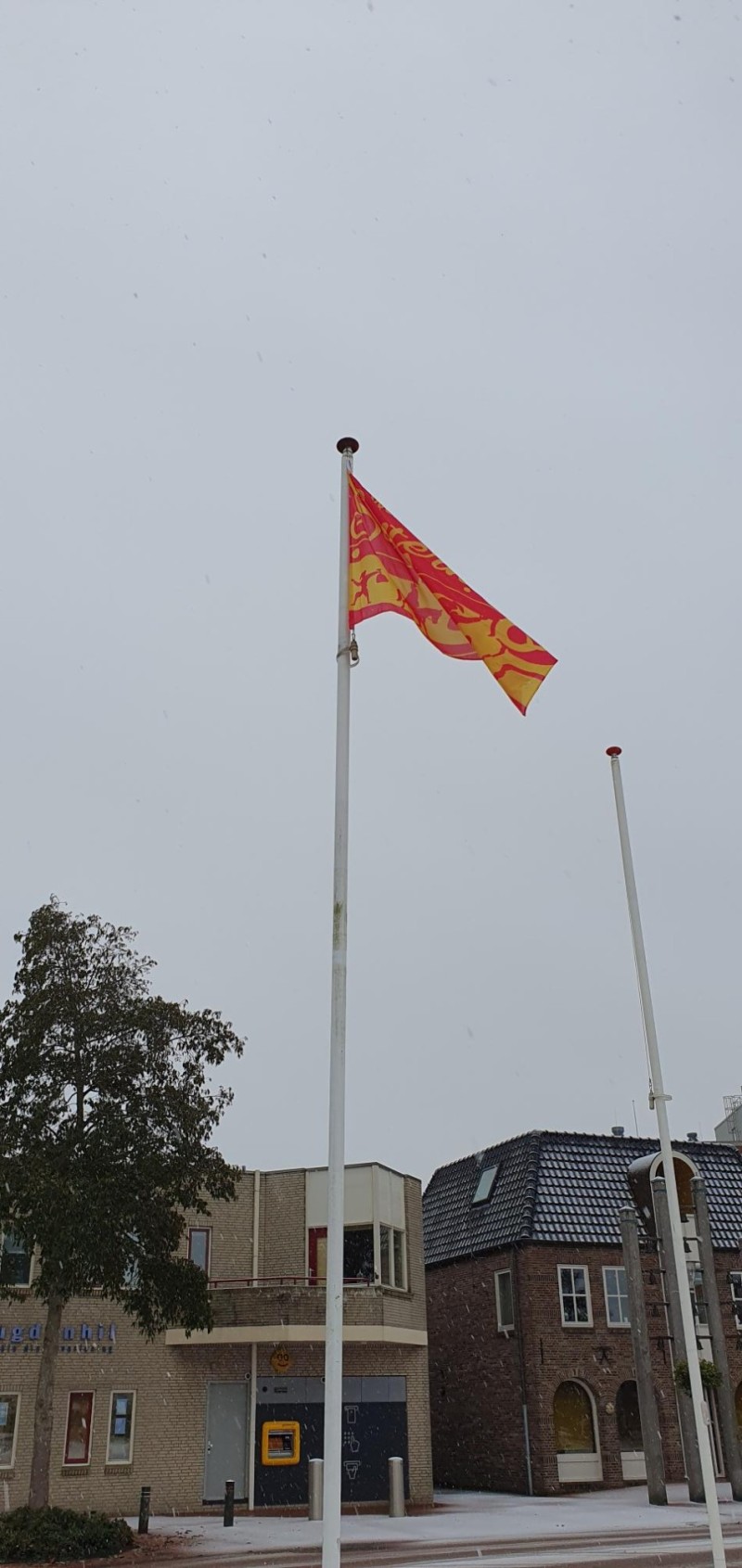 Sinterklaasvlag in top