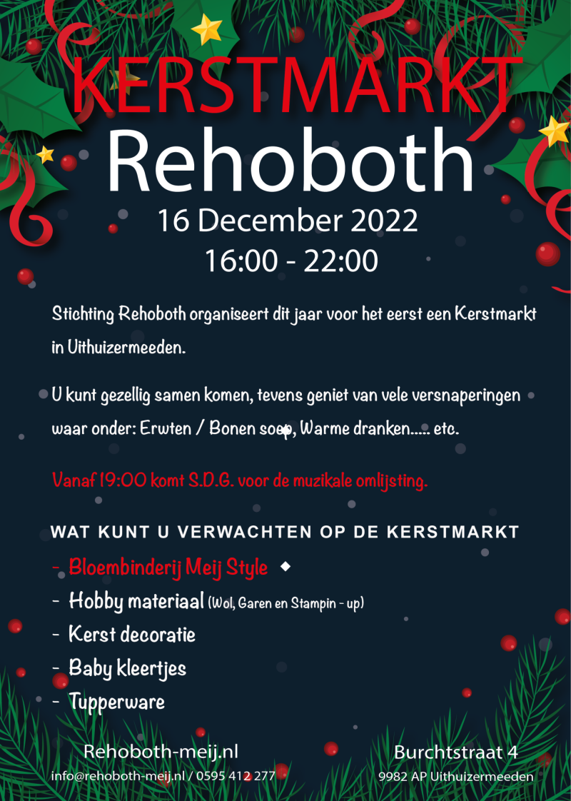 kerstmarkt rehoboth 2022