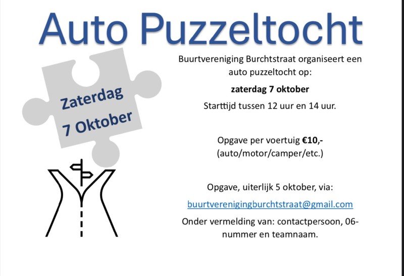 puzzeltocht burchtstraat