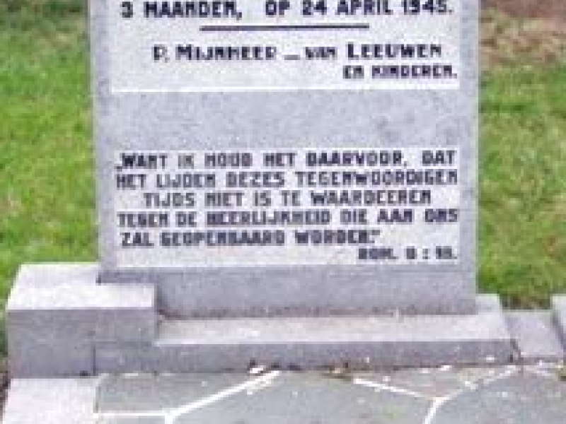 Begraafplaats te Tiendeveen 