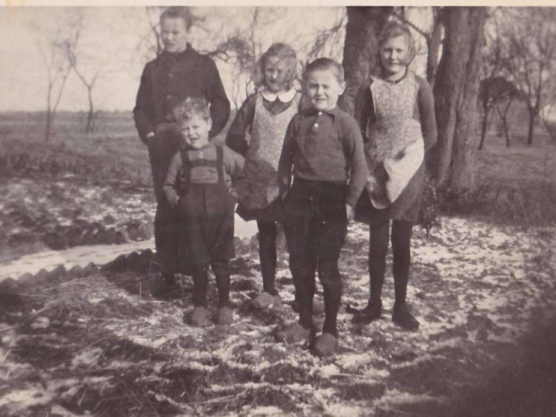 Koob, Klas, Jenny, Jan en Dirkje 